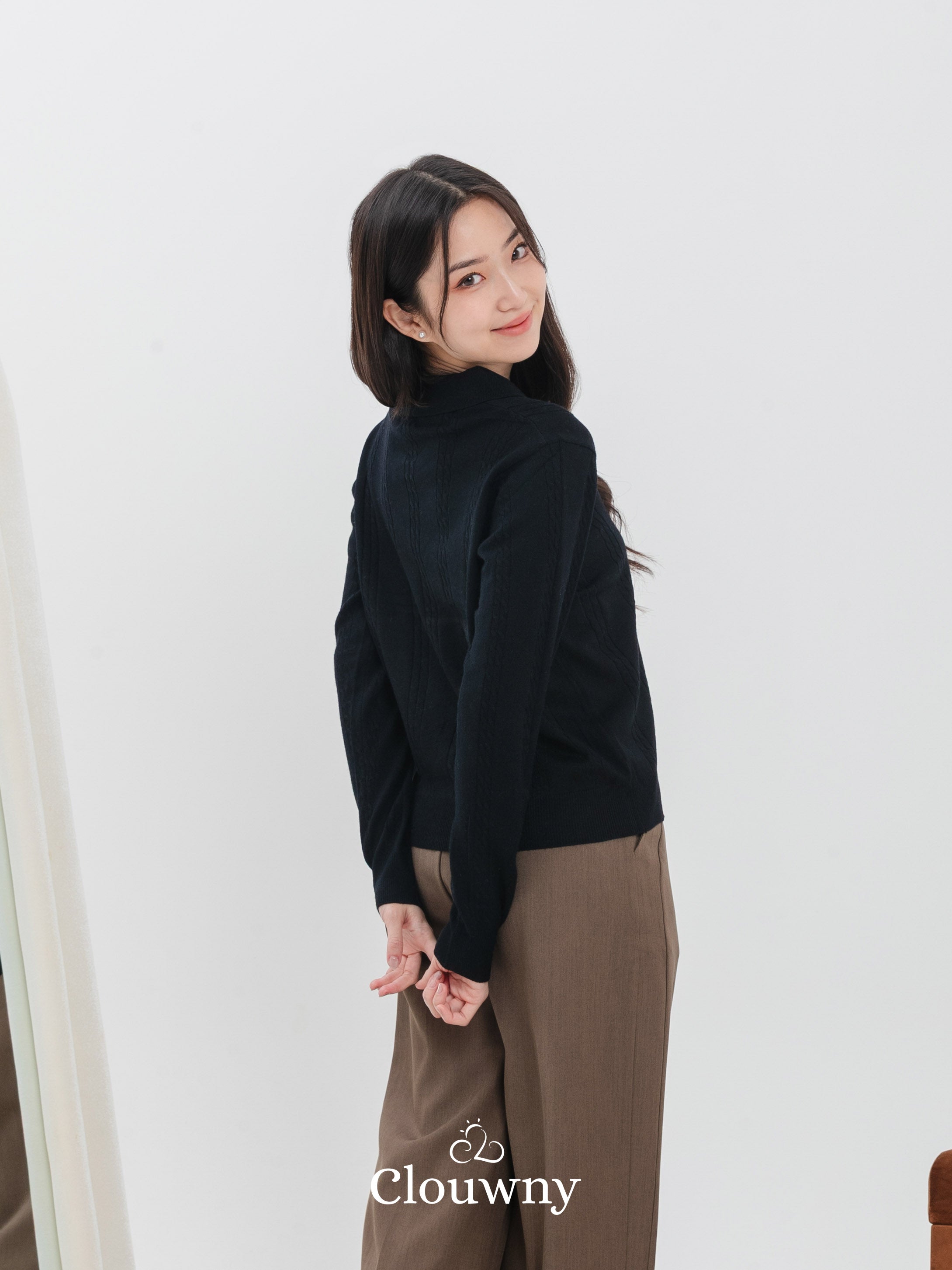 Oson Bow Longsleeve - Black